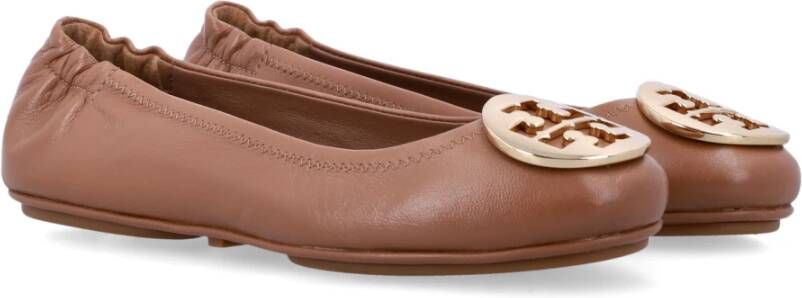 TORY BURCH Elegante Gesloten Ballet Flats Royal Tan Brown Dames