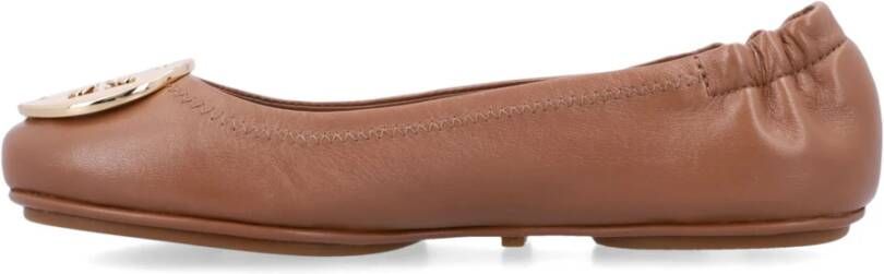 TORY BURCH Elegante Gesloten Ballet Flats Royal Tan Brown Dames