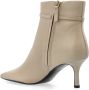 TORY BURCH Enkellaarzen Double T Beige Dames - Thumbnail 5