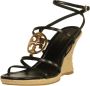 TORY BURCH Espadrille Wedge Platte Schoenen Black Dames - Thumbnail 7