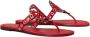 TORY BURCH Eyelet Sandalen Red Dames - Thumbnail 2