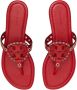 TORY BURCH Eyelet Sandalen Red Dames - Thumbnail 3