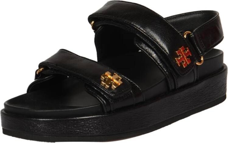 TORY BURCH Kira Two Band Sport Sandalen Zwart Dames