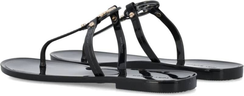 TORY BURCH Zwarte Sandalen met Goudkleurige Details Black Dames