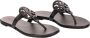 TORY BURCH Elegante Leren Sandalen voor Dames Zwart Dames - Thumbnail 2