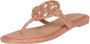 TORY BURCH Roze Kristalversierde Leren Sandalen Pink Dames - Thumbnail 13