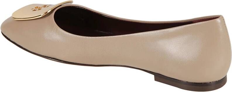 TORY BURCH Georgia Ballet Flats Beige Dames