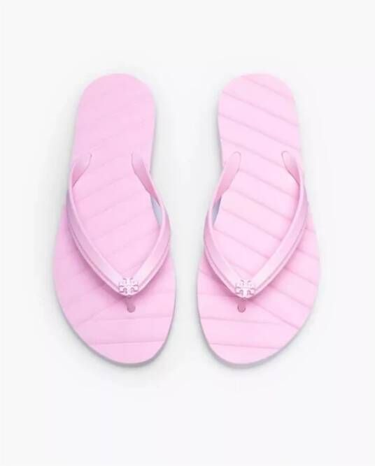 TORY BURCH Gewatteerde Roze Keira Slippers Pink Heren