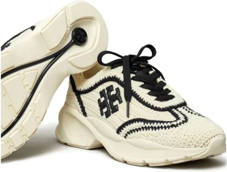 TORY BURCH Good Luck Sneakers Wit White Dames