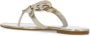 TORY BURCH Gouden Leren Sandalen met Logo Yellow Dames - Thumbnail 3