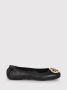 TORY BURCH Gouden Logo Ballerina met Applicatie Black Dames - Thumbnail 3