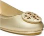 TORY BURCH Gouden platte schoenen met dubbel T-motief Yellow Dames - Thumbnail 3