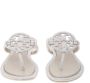 TORY BURCH Grijze Suède Teenslippers met Hot Set Stenen Gray Dames - Thumbnail 4