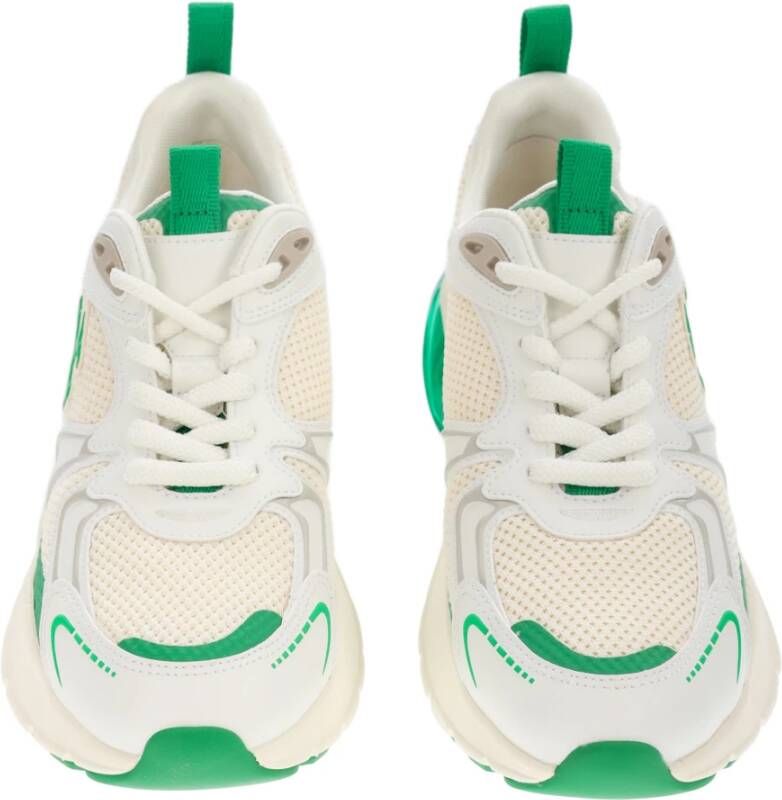 TORY BURCH Groene Sneakers Regular Fit Geschikt voor Alle Temperaturen Andere Vezels 100% Green Dames