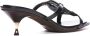 TORY BURCH Miller Geo Bombe Hak Sandalen Zwart Dames - Thumbnail 2