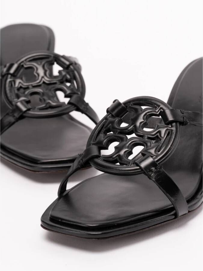 TORY BURCH 006 Perfect Black Geo Bombe Miller Sandalen Zwart Dames