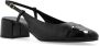 TORY BURCH Zwarte Cap-Toe Slingback Schoenen Black Dames - Thumbnail 8