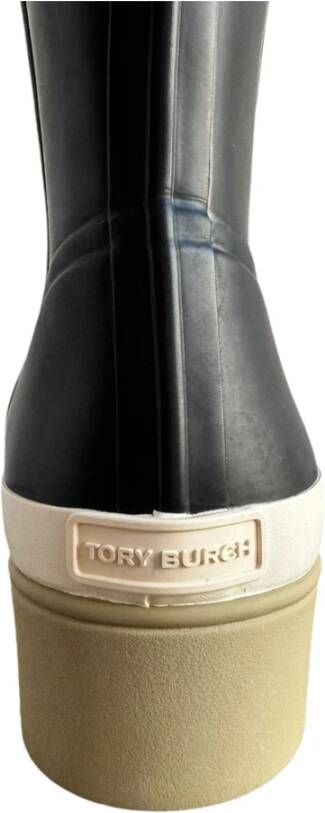 TORY BURCH Hoge Hurricane Regenlaarzen Black Dames