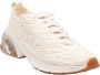 TORY BURCH Ivoor Geweven Stof Trainer Sneakers Beige Dames - Thumbnail 2