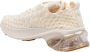 TORY BURCH Ivoor Geweven Stof Trainer Sneakers Beige Dames - Thumbnail 4