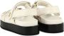 TORY BURCH Crèmekleurige Leren Sandalen met Klittenbandsluiting White Dames - Thumbnail 5