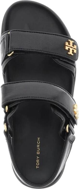 TORY BURCH Kira Sport Sandalen met Verstelbare Klittenbandsluitingen Black Dames