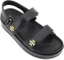 TORY BURCH Kira Sport Sandalen met Verstelbare Klittenbandsluitingen Black Dames - Thumbnail 12