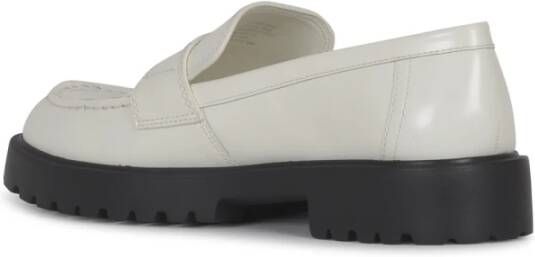 TORY BURCH Klassieke Lug Loafer Platte Schoenen White Dames