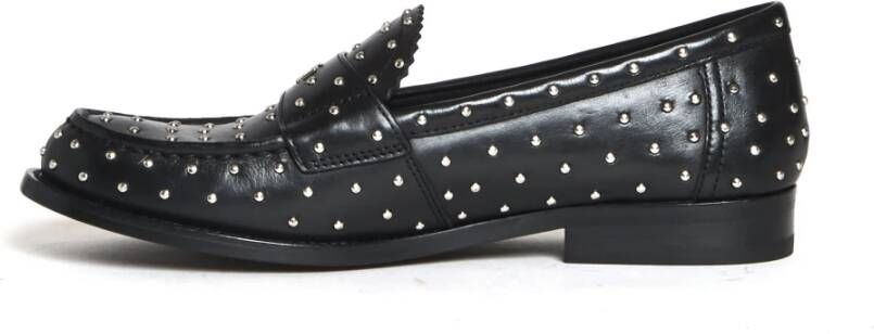 TORY BURCH Klassieke Stud Loafer in Zwart Leer Black Dames