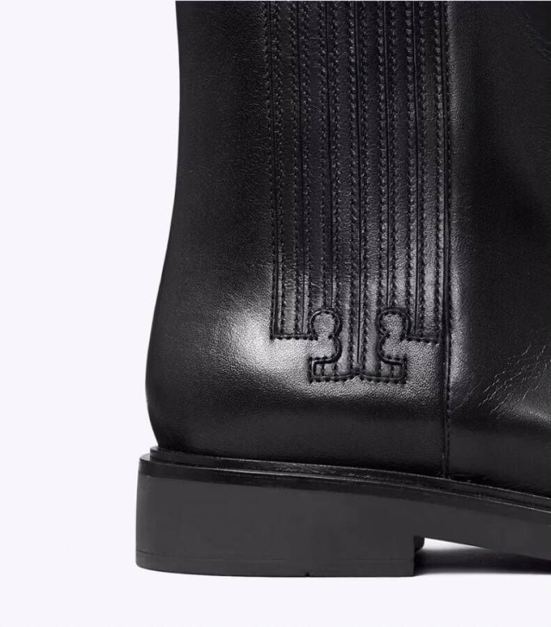 TORY BURCH Klassieke T Gore Chelsea Boot Zwart Black Dames