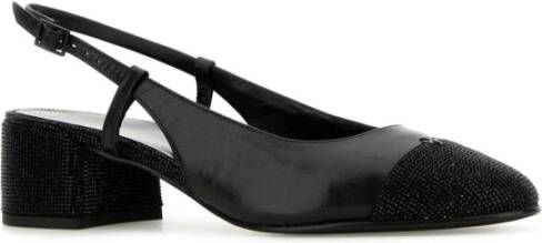 TORY BURCH Klassieke zwarte leren pumps Black Dames