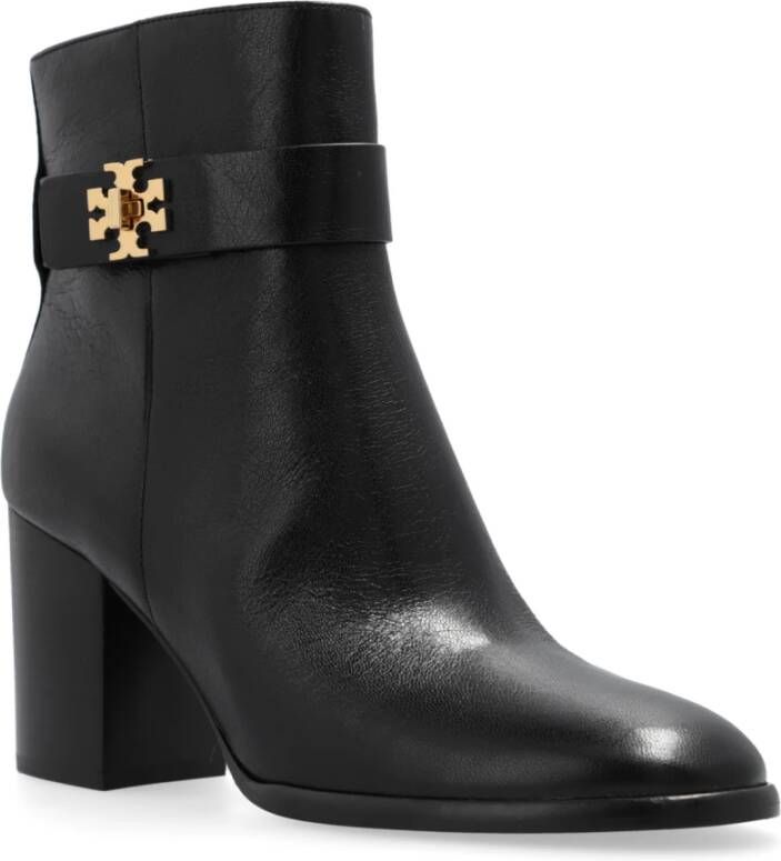 TORY BURCH Laarsjes met logo Black Dames