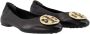 TORY BURCH Leather flats Black Dames - Thumbnail 2