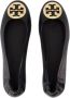 TORY BURCH Leather flats Black Dames - Thumbnail 4