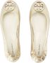 TORY BURCH Leather flats Yellow Dames - Thumbnail 4