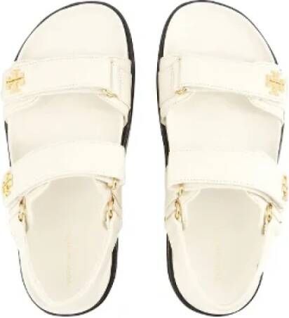 TORY BURCH Leather sandals Beige Dames