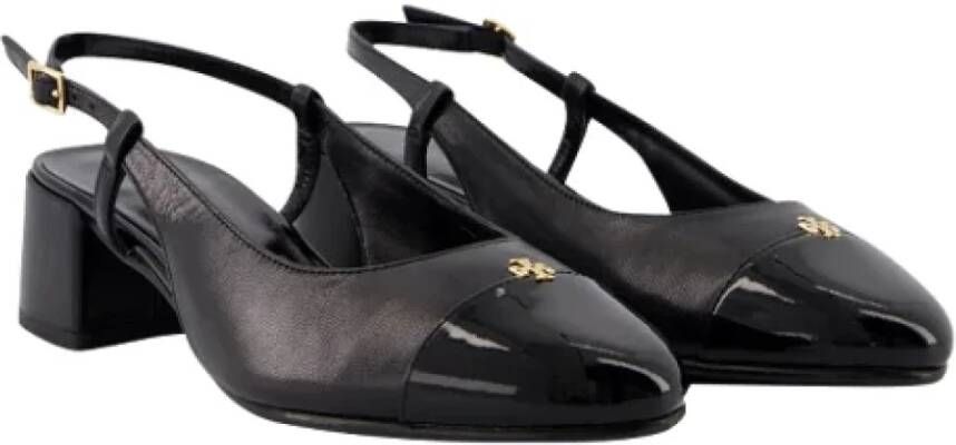 TORY BURCH Leather sandals Black Dames