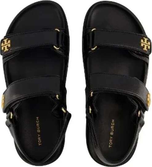 TORY BURCH Leather sandals Black Unisex