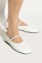 TORY BURCH Leren ballerina's Mary Jane White Dames - Thumbnail 2