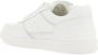 TORY BURCH Leren Court Sneakers met Double T White Dames - Thumbnail 3