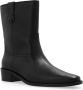 TORY BURCH Leren enkellaarzen Black Dames - Thumbnail 4