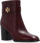 TORY BURCH Boots Burgundy 90Mm Ankle Boots in rood - Thumbnail 5