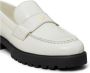 TORY BURCH Leren Instap Flats met Double T White Dames - Thumbnail 4