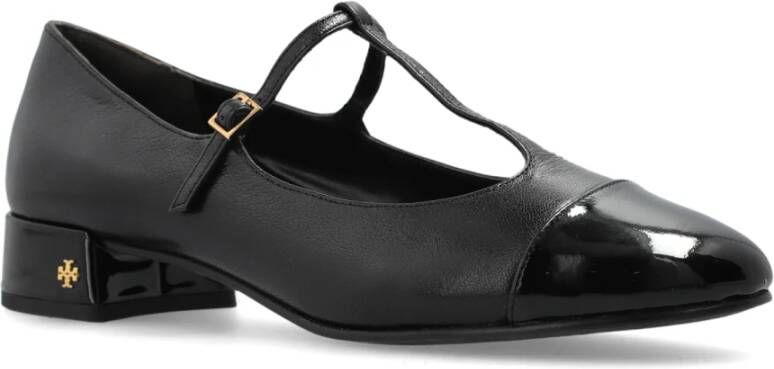 TORY BURCH Leren laarzen Black Dames