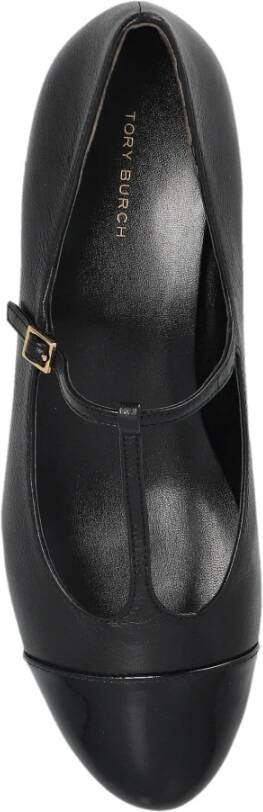 TORY BURCH Leren laarzen Black Dames