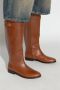 TORY BURCH Boots & laarzen T Lock Riding Boot in cognac - Thumbnail 3