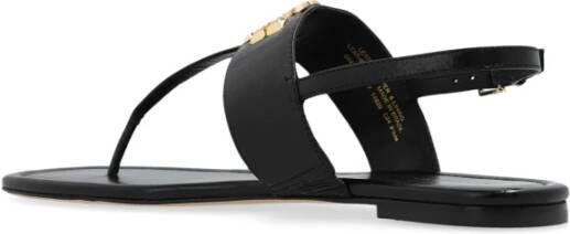 TORY BURCH Leren sandalen Eleanor Black Dames