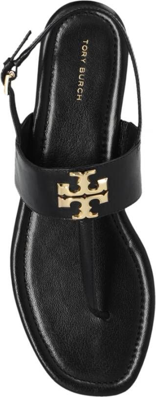 TORY BURCH Leren sandalen Eleanor Black Dames