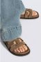 TORY BURCH Leren slides Ines Brown Dames - Thumbnail 2