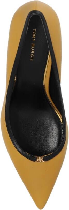 TORY BURCH Leren Stiletto's Yellow Dames